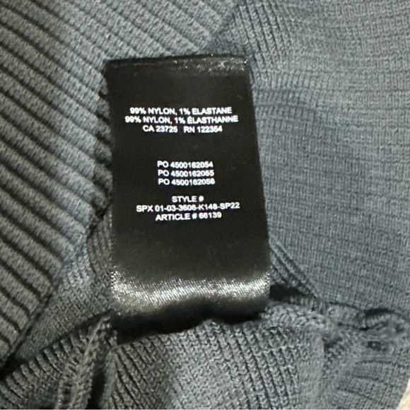 Aritzia Babaton Sculpt Knit Squareneck Cropped Tank in Dark Gray - Picture 5 of 7
